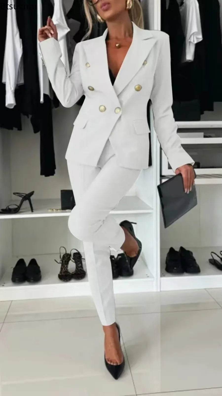 Double Notched Lapel Tapered Set