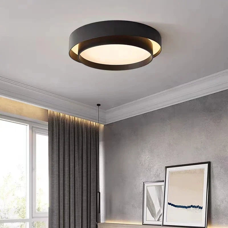 Flush Mount Round Ceiling Lamp