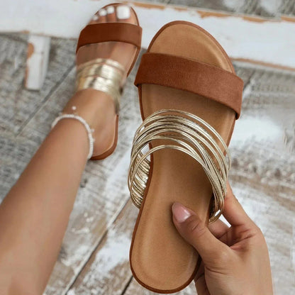 Open Toe Multi Strap Sandals
