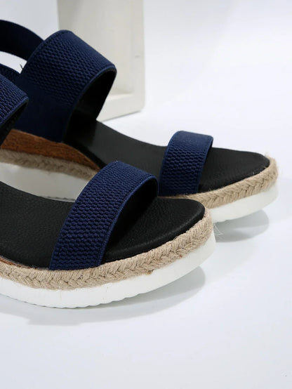 Crisscross Slingback Flatform Sandals