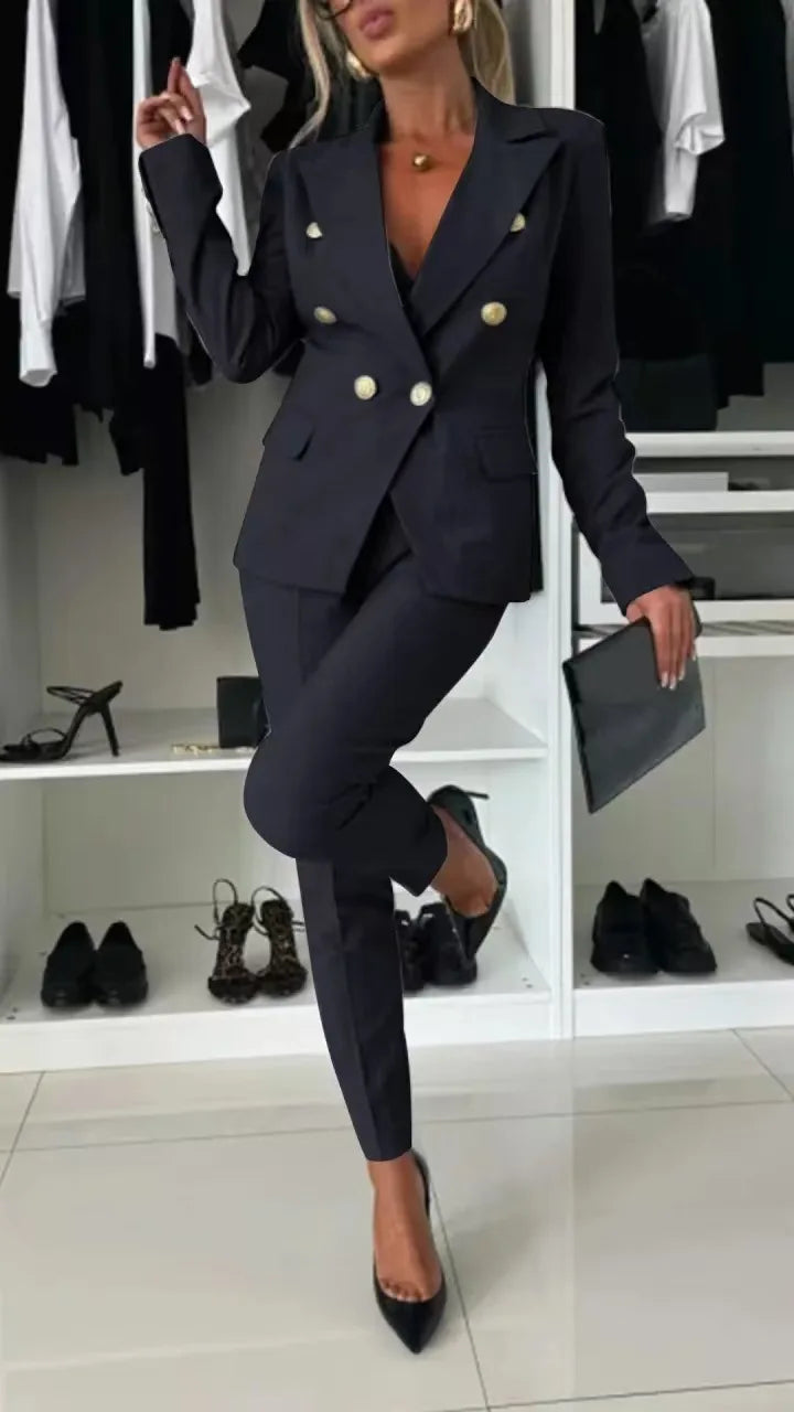 Double Notched Lapel Tapered Set