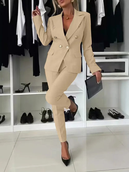 Double Notched Lapel Tapered Set