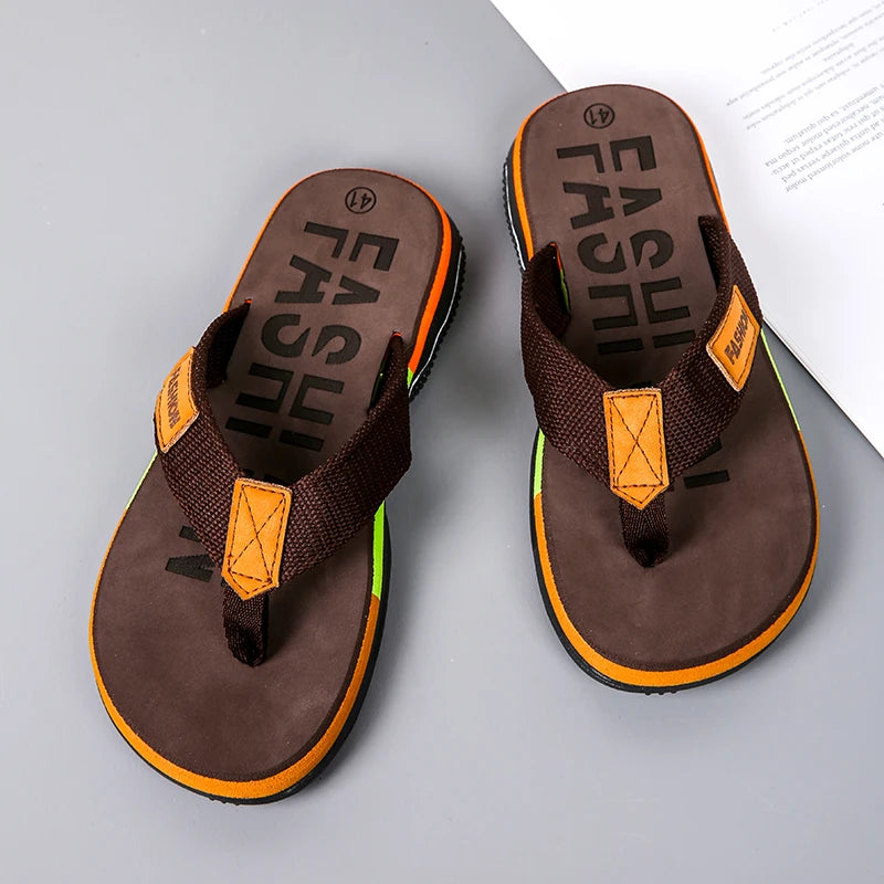 Thick Bottom Textured Strap Slide Sandals