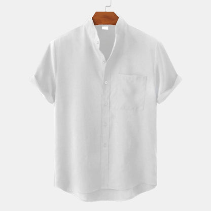 Short Sleeve Banded Pocket Shirts