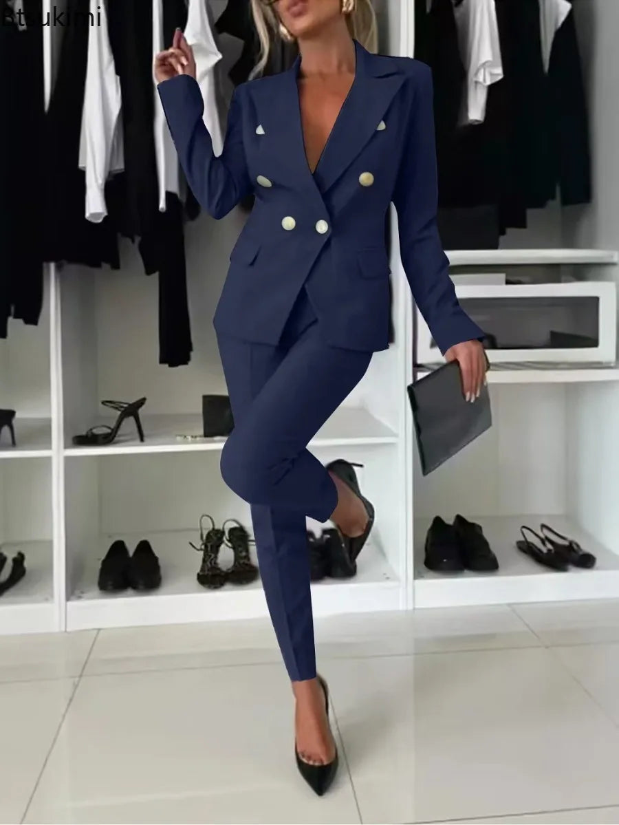 Double Notched Lapel Tapered Set
