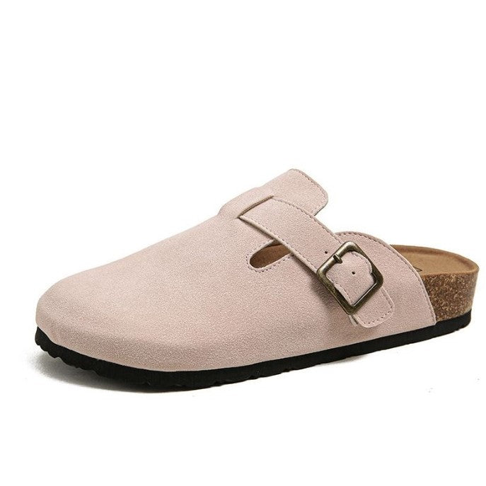 Women's Buckle Strap Slip-On Boston Clogs