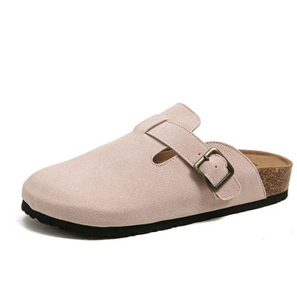 Women's Buckle Strap Slip-On Boston Clogs
