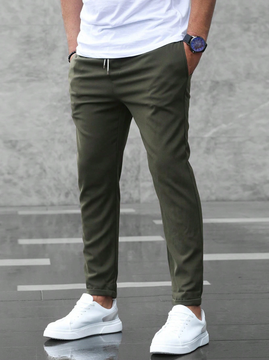 Relaxed Fitted Trousers for Men