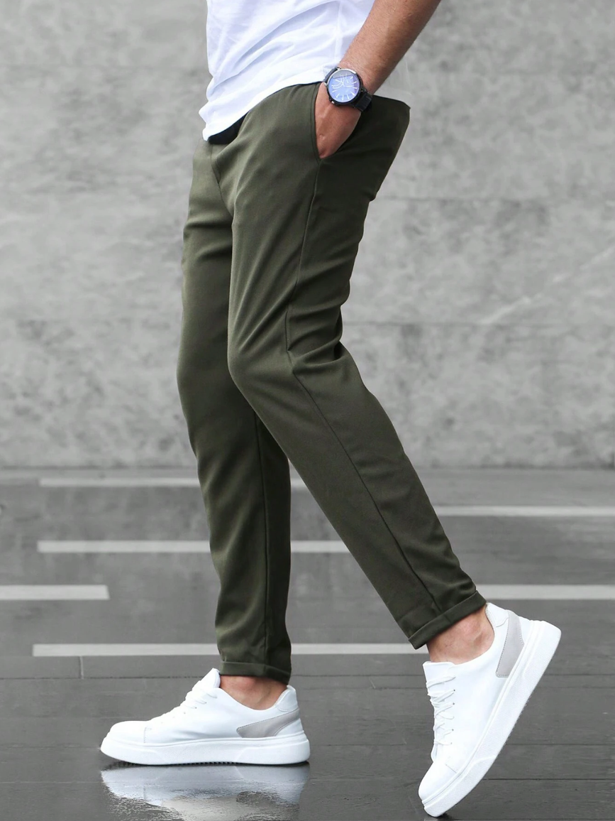 Relaxed Fitted Trousers for Men