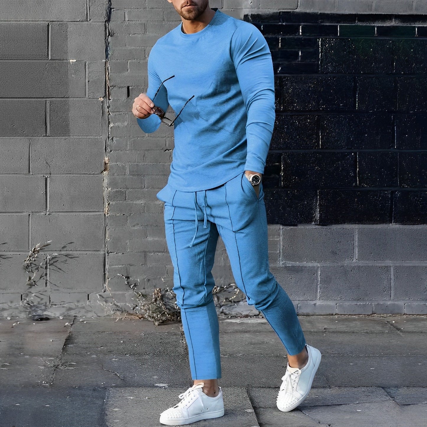 Athletic Slim Fit Jogger Set