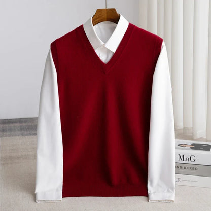 Framed Sleeveless Relaxed Dropped Hemmed Vest