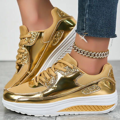 Low-Top Platform Sneakers