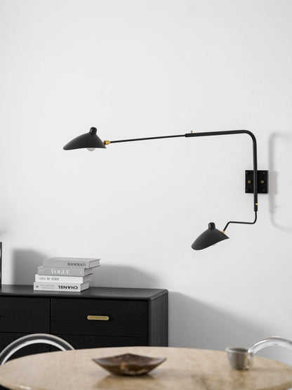 Adjustable Swing-Arm Wall Lamp