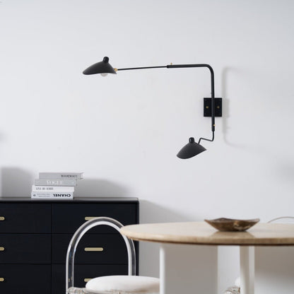 Adjustable Swing-Arm Wall Lamp