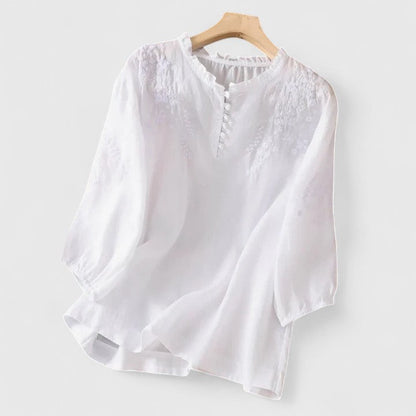 Gathered Ruffled Blouse