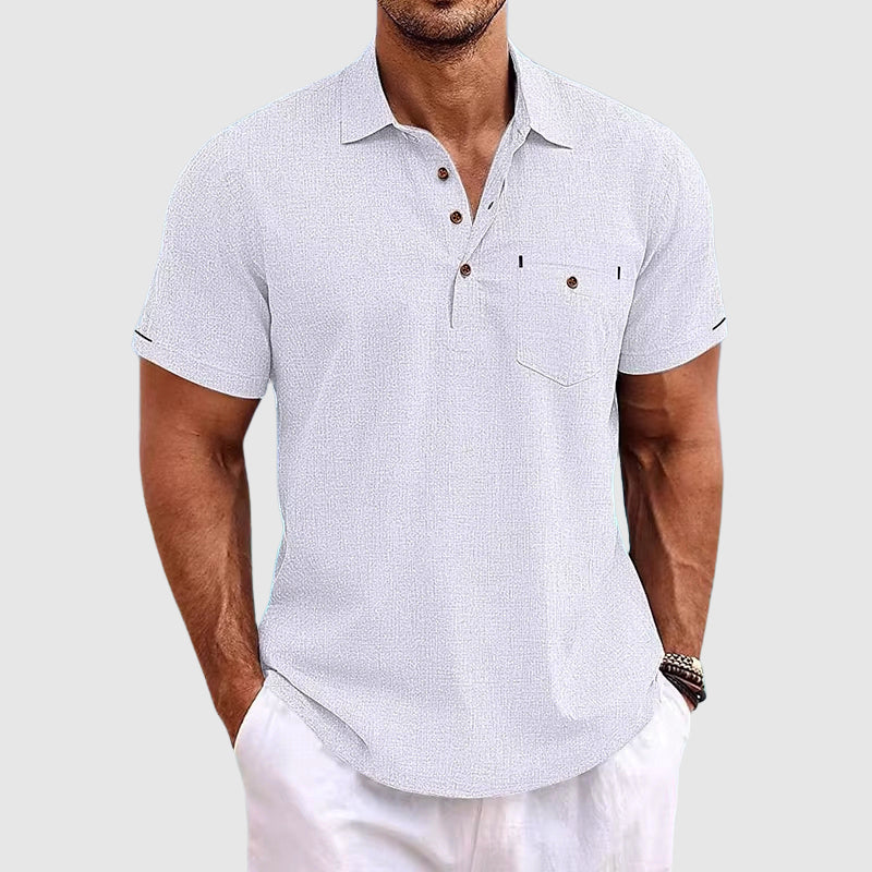 Collared Short Sleeve Shirt