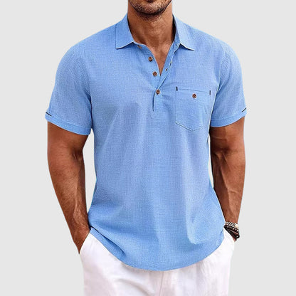 Collared Short Sleeve Shirt