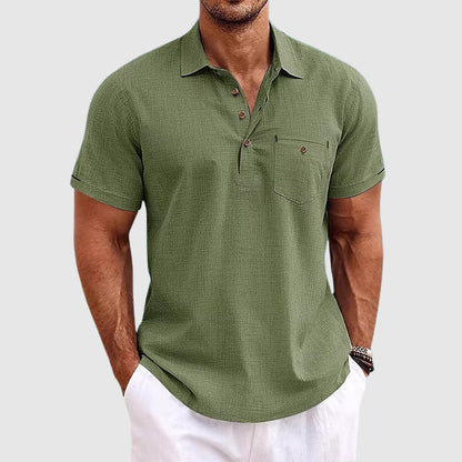 Collared Short Sleeve Shirt
