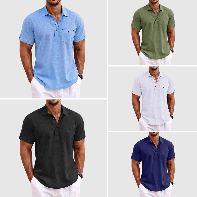 Collared Short Sleeve Shirt