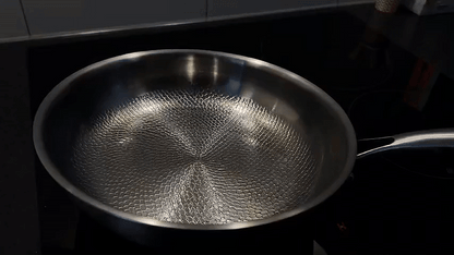 Honeycomb Pattern Frying Pan