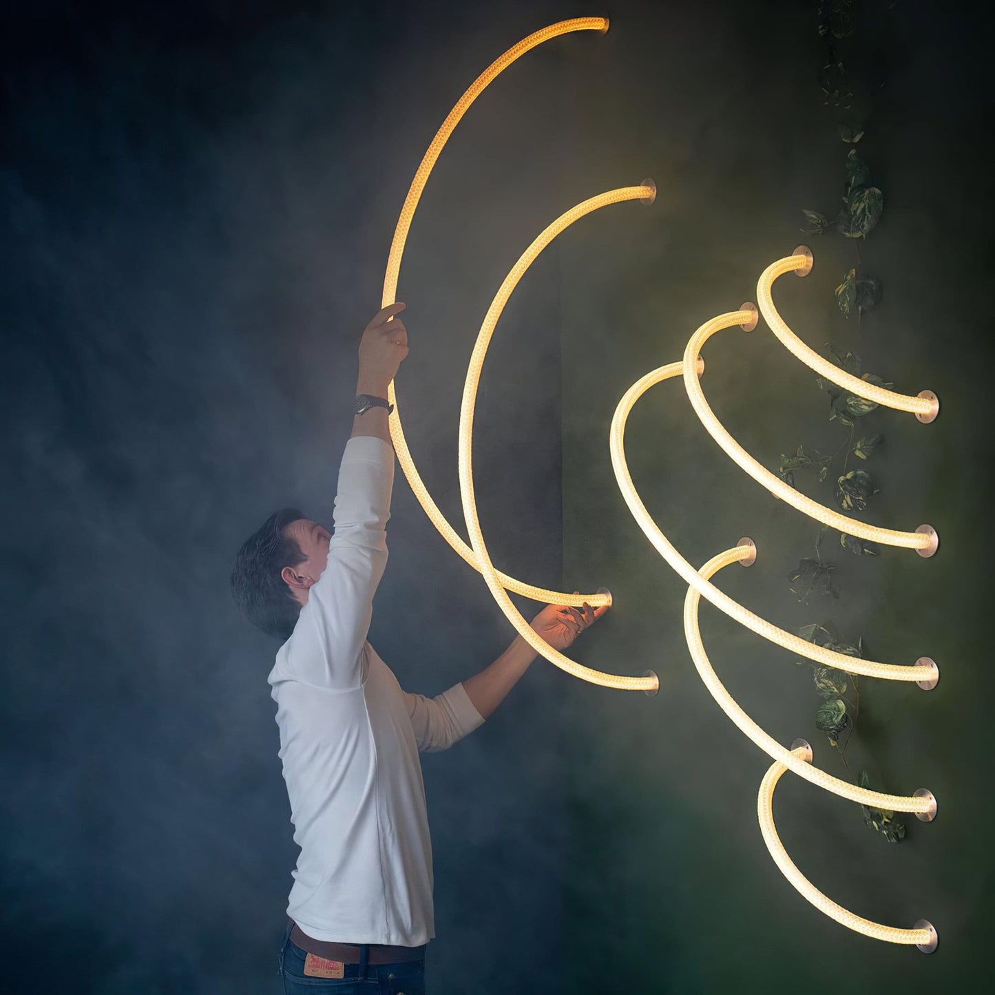 Flexible Linear Tube Pendant Light