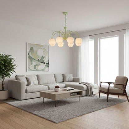 Flower Blossom Drop Chandelier