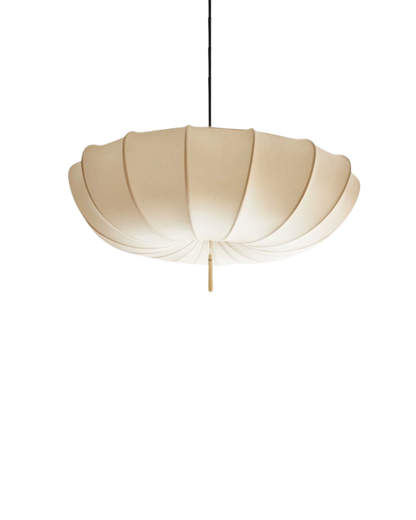 Scalloped Umbrella Silhouette Pendant Lamp