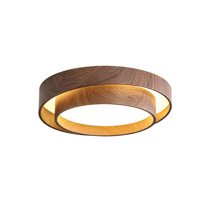 Dual Tiered Cylindrical Flush Mount Ceiling Light