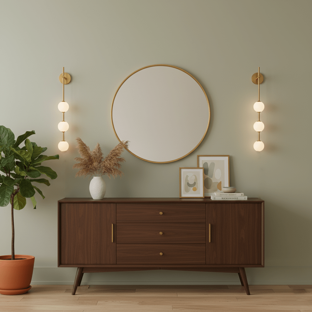 Linear Globe Wall Lamp