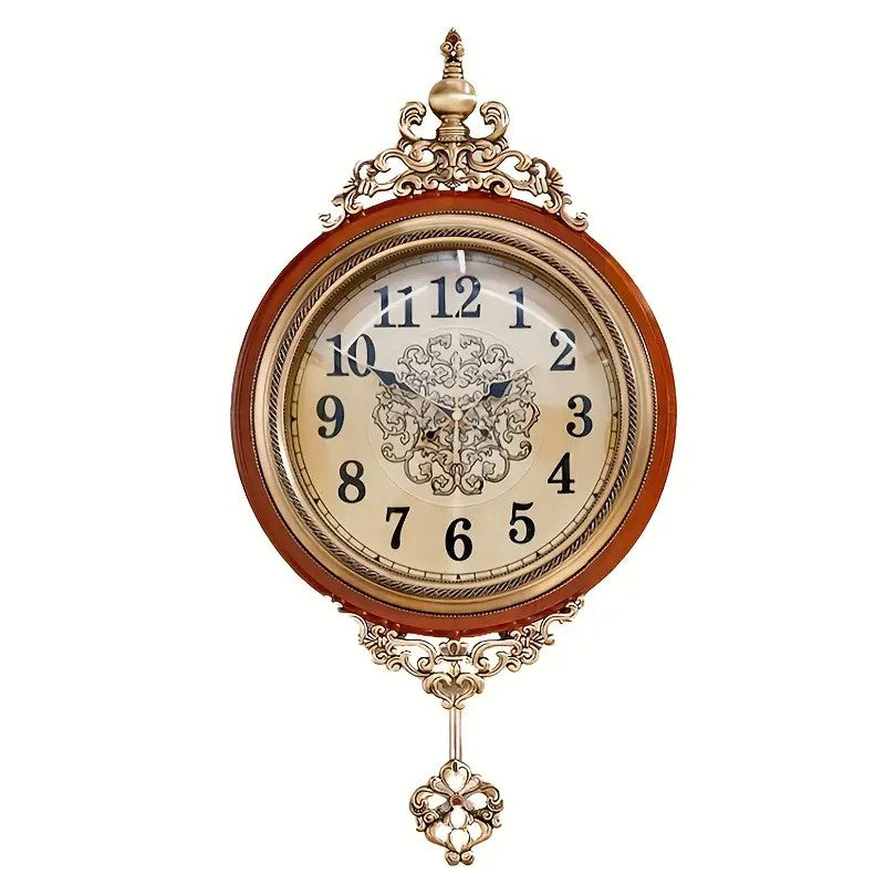 Wall Clock with Openwork Patterns