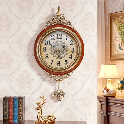 Wall Clock with Openwork Patterns