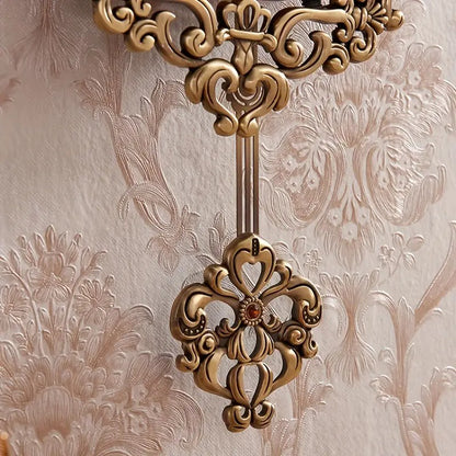 Wall Clock with Openwork Patterns