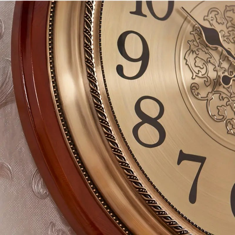 Wall Clock with Openwork Patterns