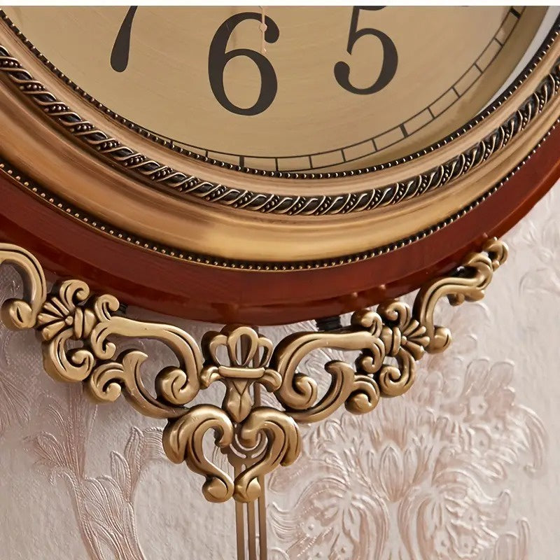 Wall Clock with Openwork Patterns