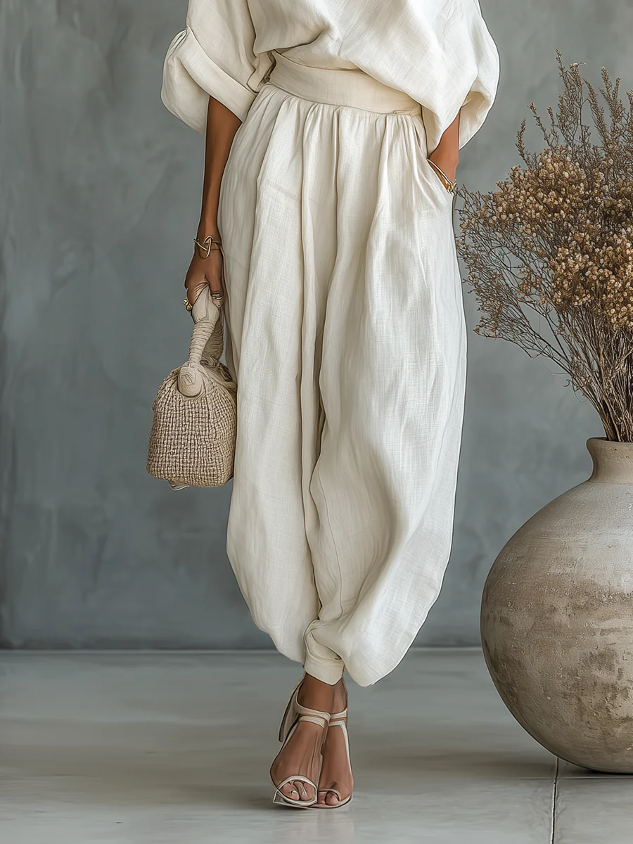 Off Shoulder Relaxed Fit Set