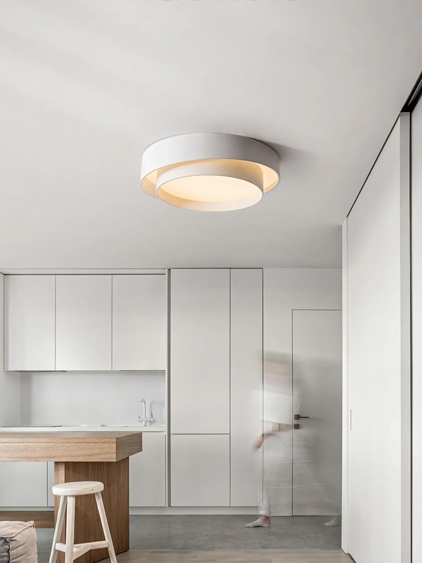 Flush Mount Round Ceiling Lamp