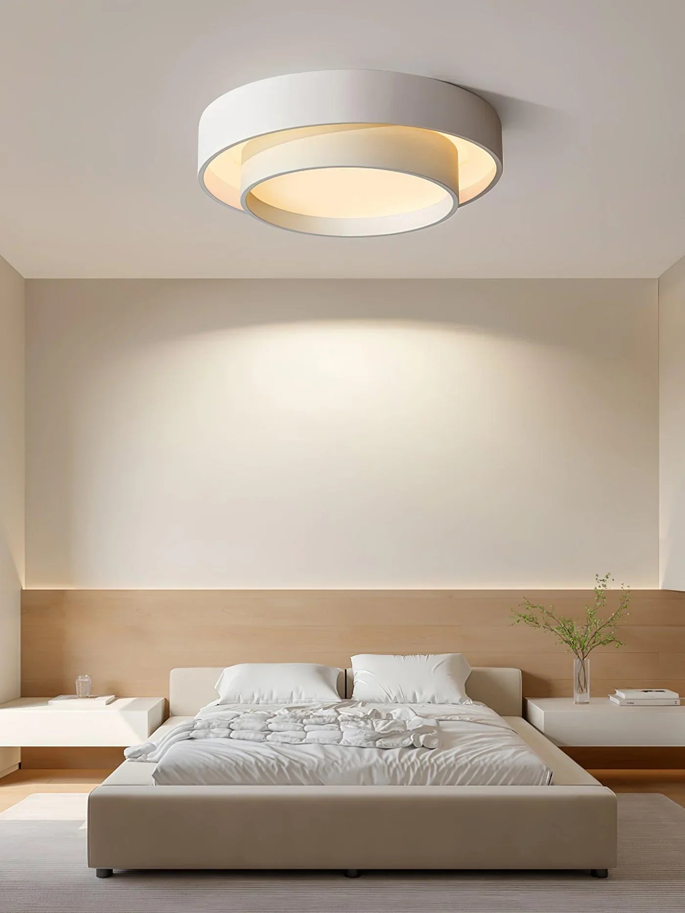 Flush Mount Round Ceiling Lamp