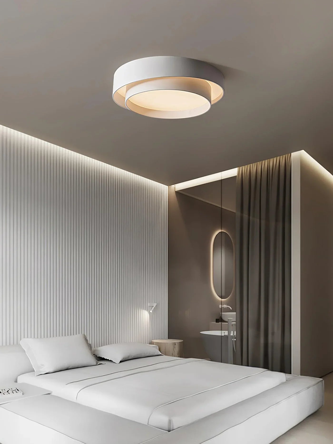 Flush Mount Round Ceiling Lamp