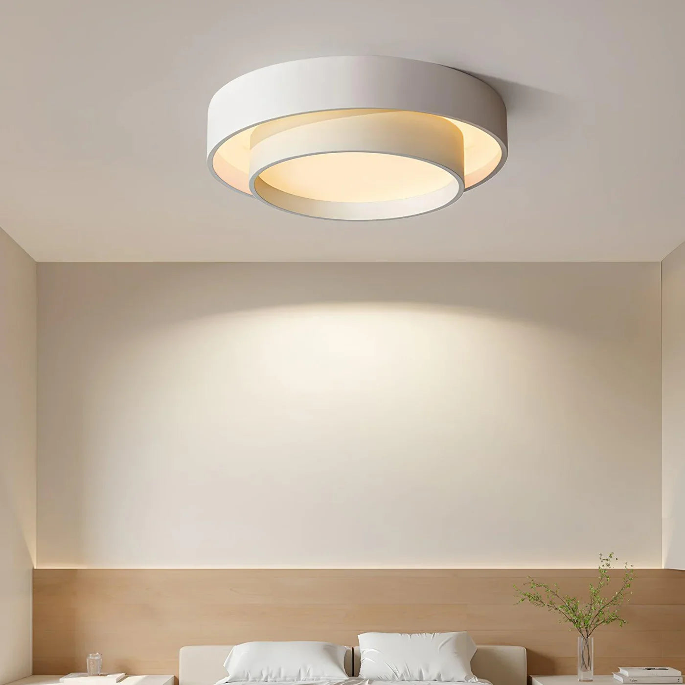 Flush Mount Round Ceiling Lamp