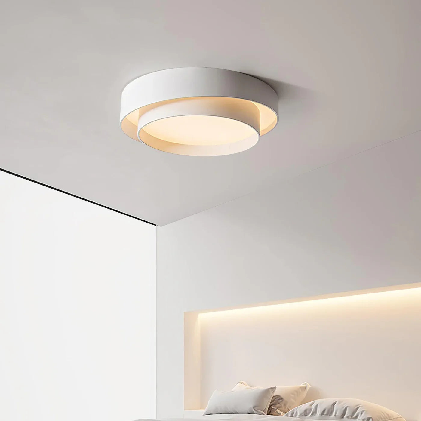 Flush Mount Round Ceiling Lamp