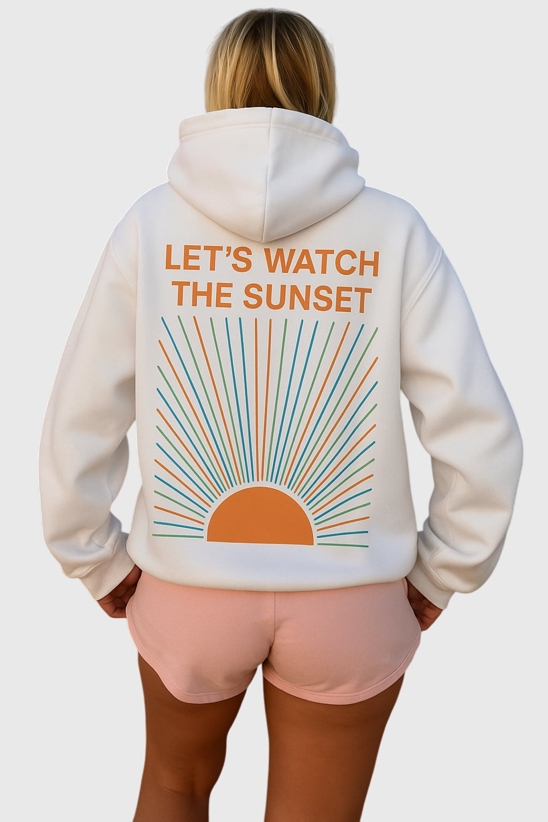 Graphic Print Zip-Up Hoodie Jacket For Women