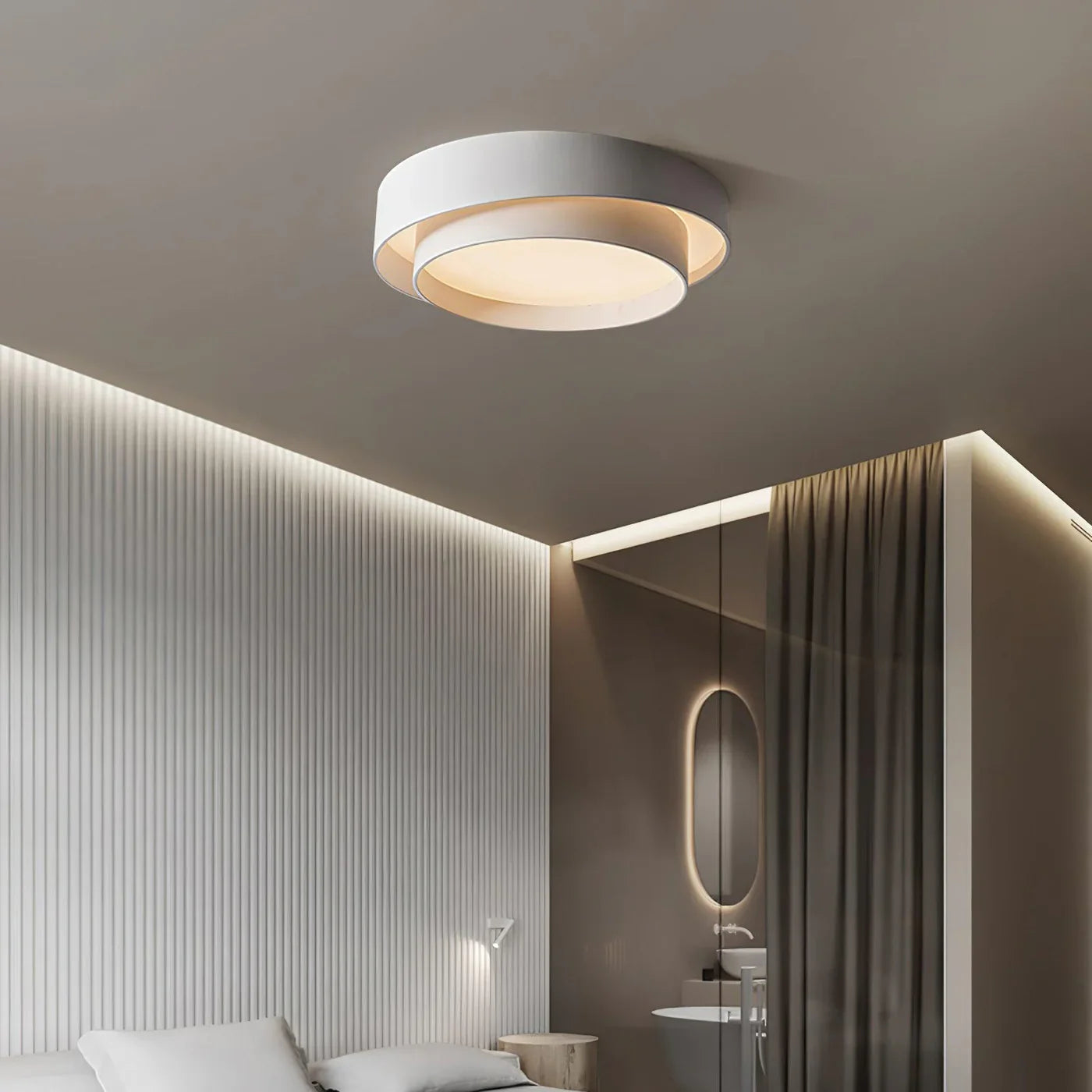 Flush Mount Round Ceiling Lamp