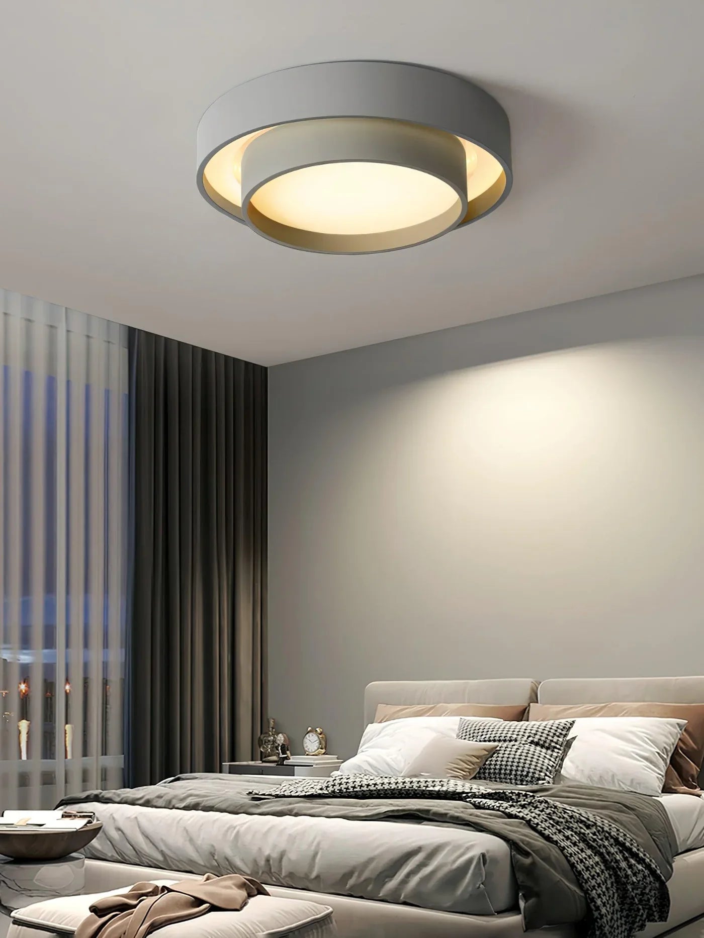 Flush Mount Round Ceiling Lamp