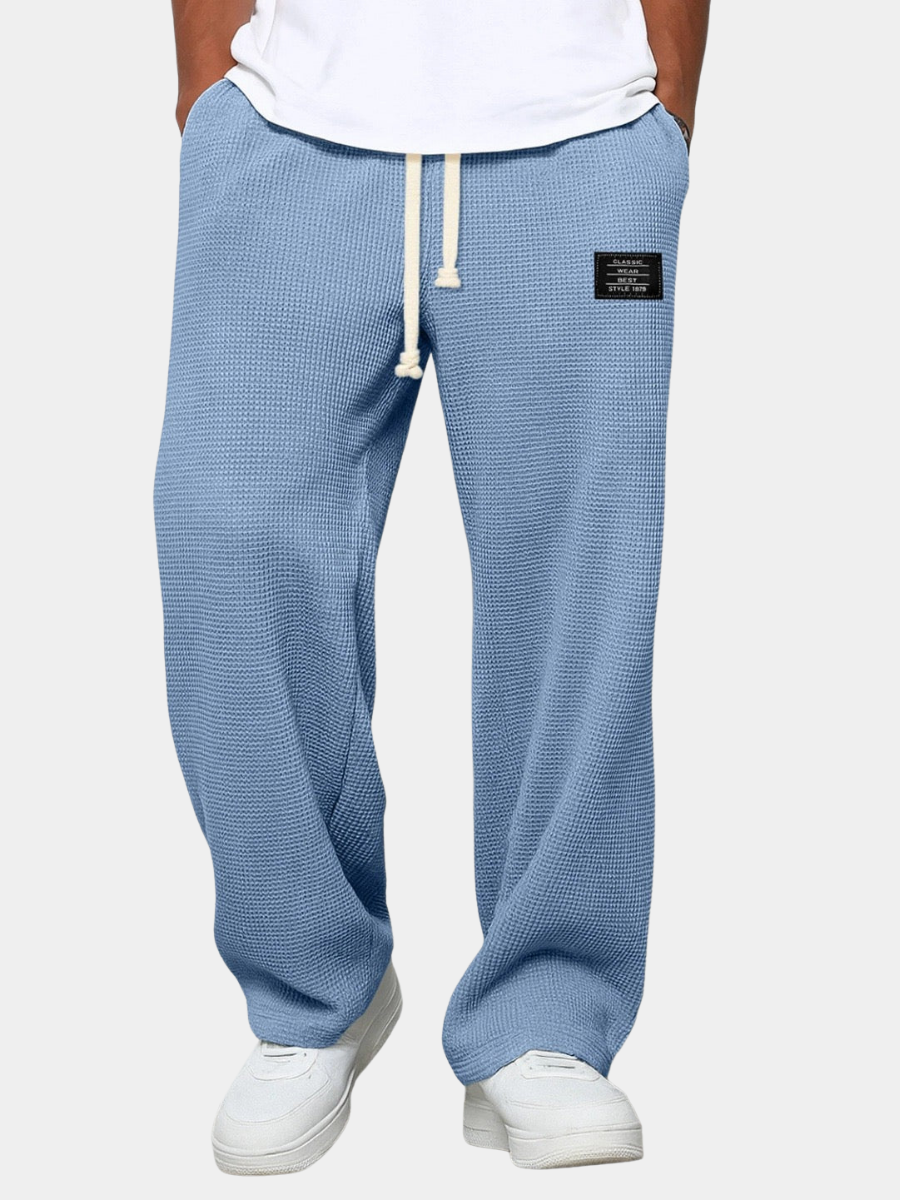 Drawstring Straight Trousers