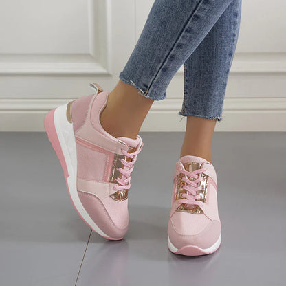 Laced Low-Top Sneakers