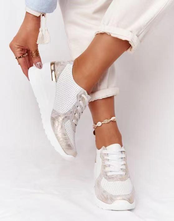 Laced Low-Top Sneakers