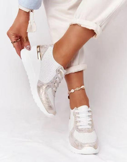 Laced Low-Top Sneakers