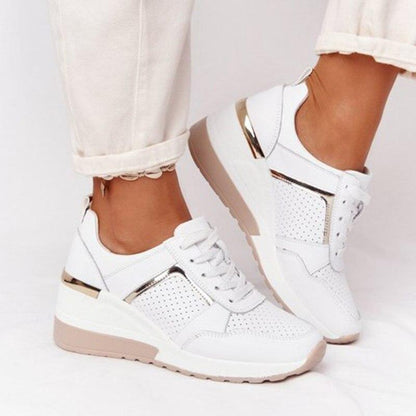 Laced Low-Top Sneakers