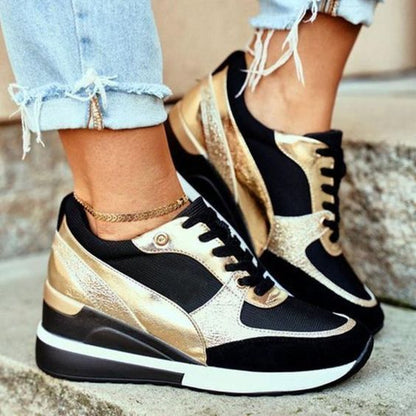 Laced Low-Top Sneakers