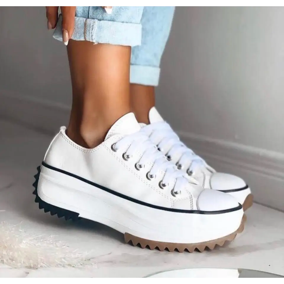 Chunky Flatform Low Top Sneakers